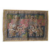 Tapisserie murale artisanale Birmanie