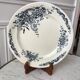 Round plate Iron Earth Salins model "Rocailles" late nineteenth