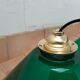 Lot de 3 opalines vertes anciennes