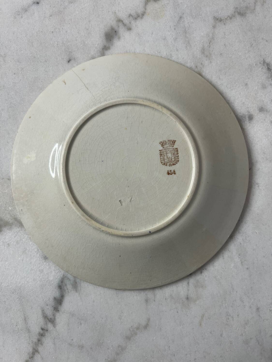 Lot de 4 assiettes GIEN