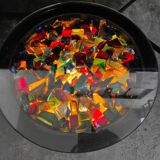 Illuminated 1950s coffee table