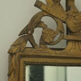 Miroir ancien fronton