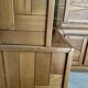 Corner buffet shelf in solid elm desmarchelier