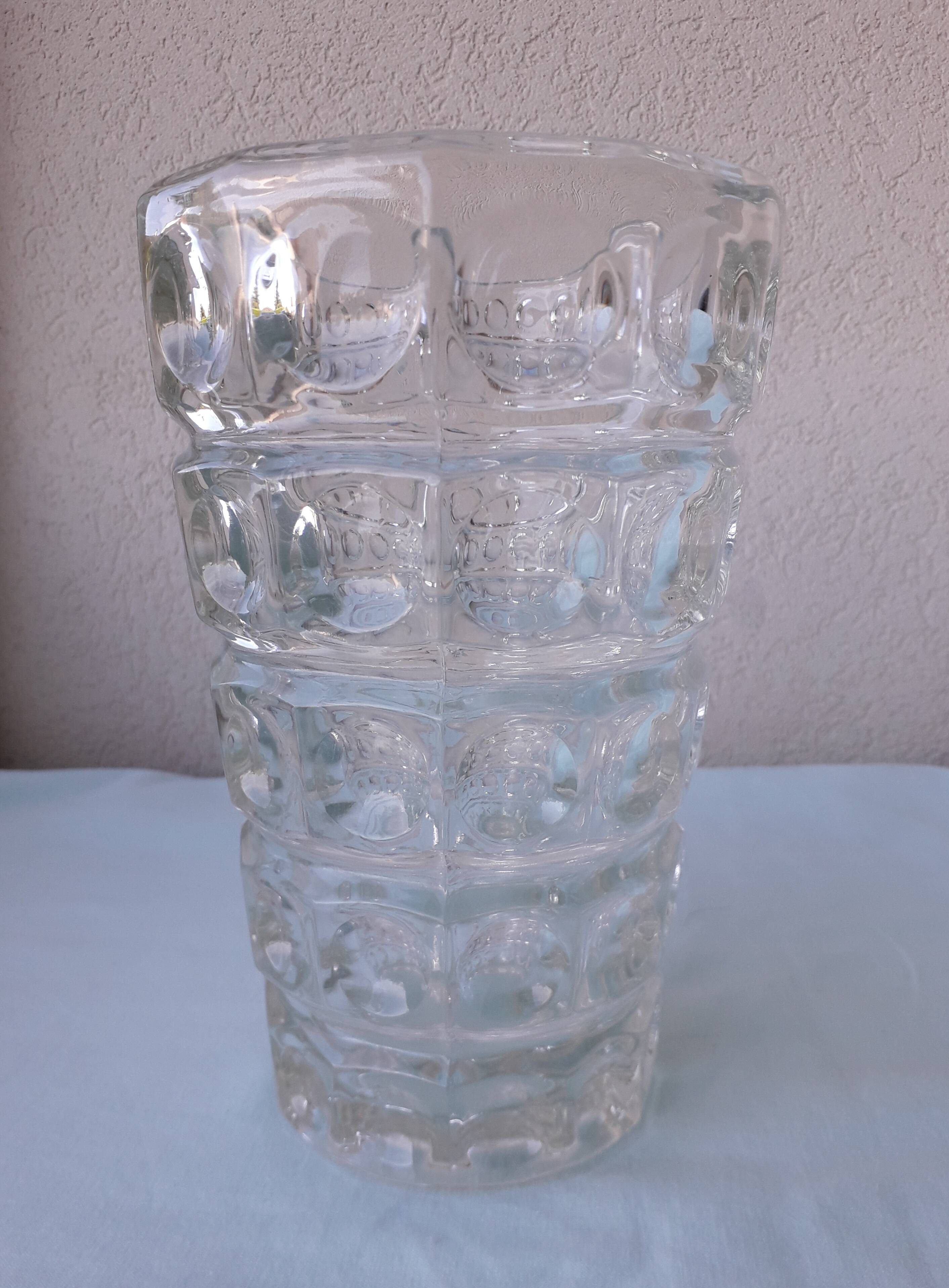 Vase en verre tchèque