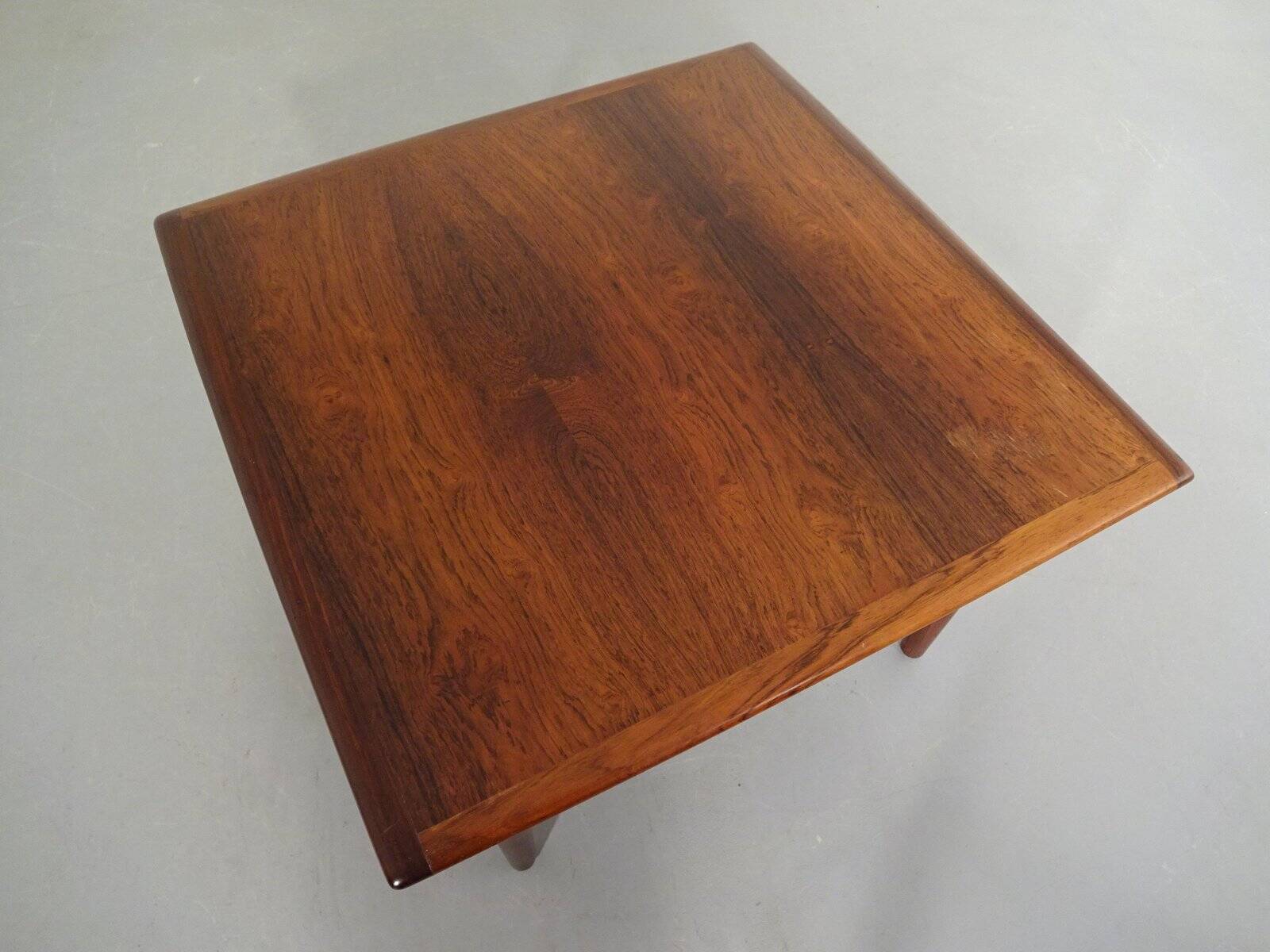 Rosewood coffee table by Grete Jalk for Glostrup, Denmark, 1960s.