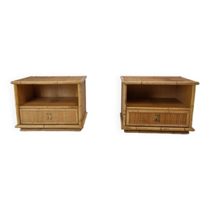 Bamboo and Rattan Pair - 1970s