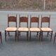 6 chaises Arts & Crafts par William Birch & E.G. Punnett