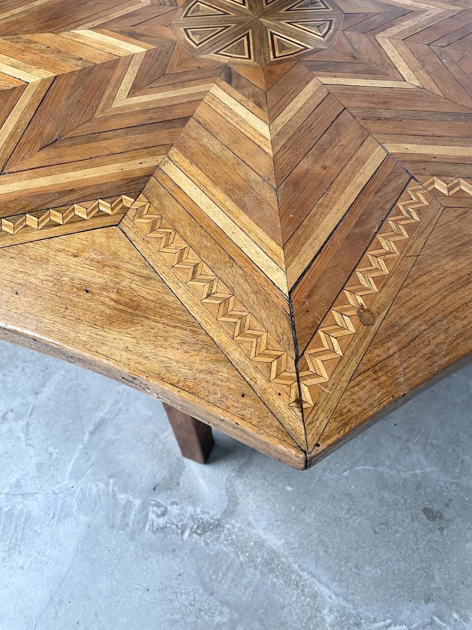 19th century inlaid side table
