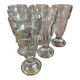 6 glass ice cream bowls