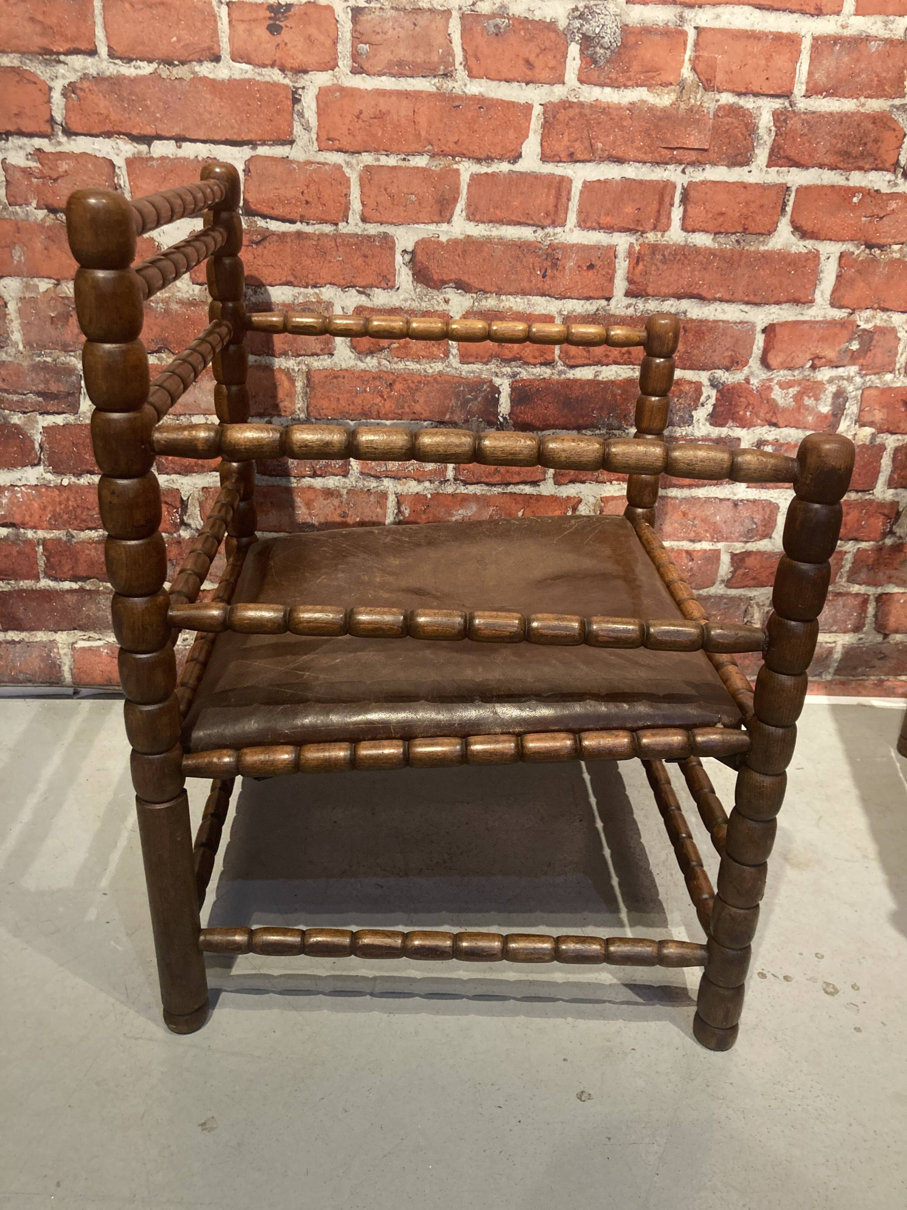 Set of two armchairs, one corner chair