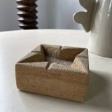 Square stone ashtray