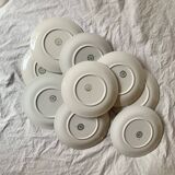 Boch La Louvière coffee service and dessert plates - Bernadette series, 1966