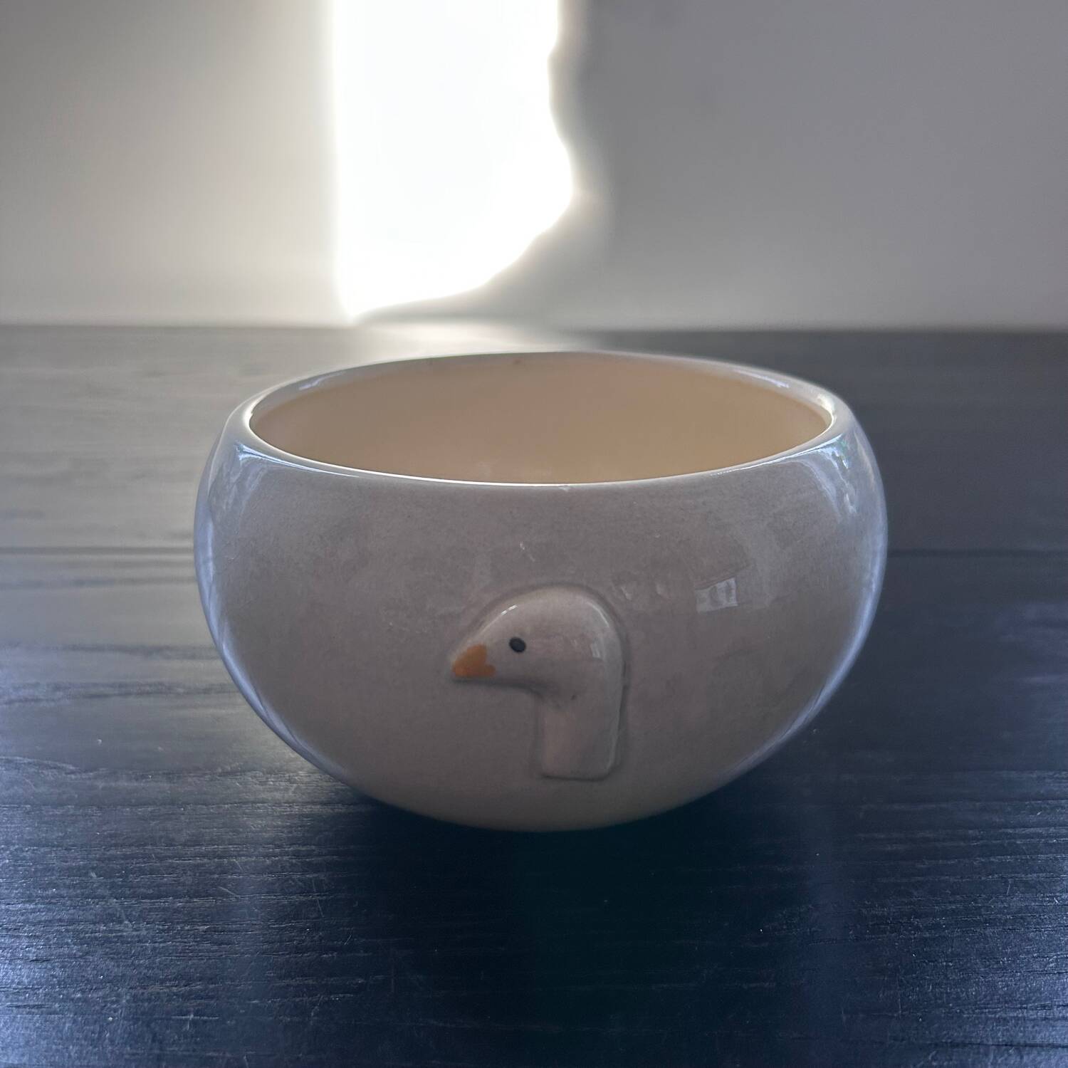 Linde pottery salad bowl