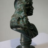 Molière bust in plaster