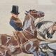 Johnny Audy (active 1840-1880) - Watercolor on paper - "The diligence" - Signed lower right