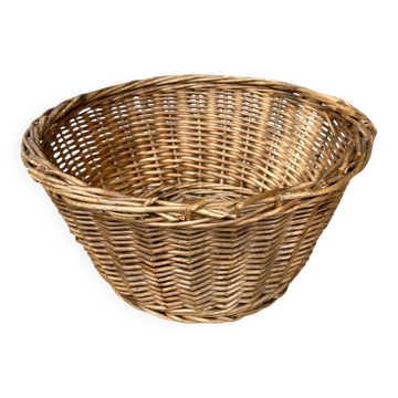 Round wicker basket, ⌀ 29 cm