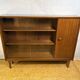 Mid-Century Retro Teak Bookcase Display Cabinet 1960  Elegant ScandinavianD