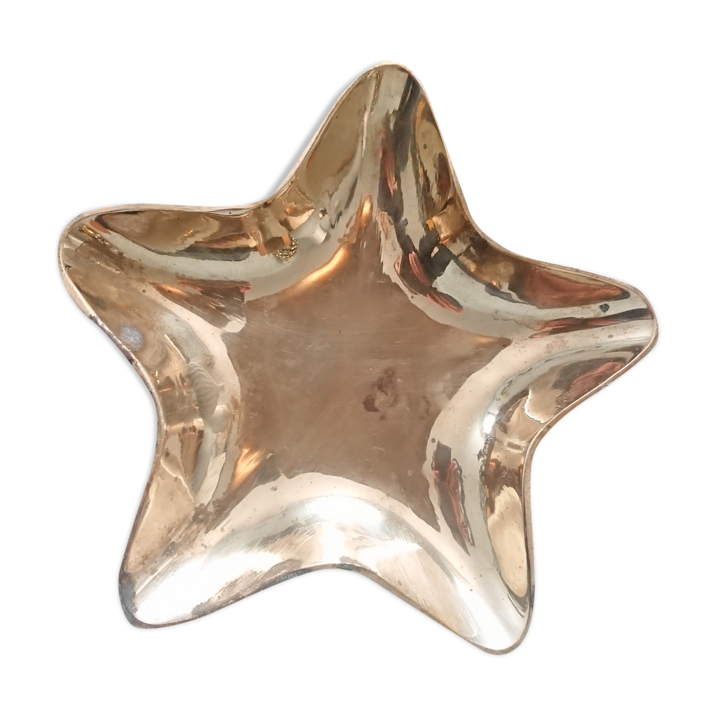 Brass star trinket bowl