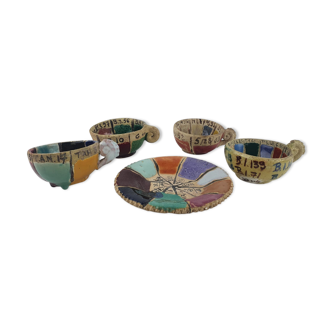 Lot cups of coffee Alice Colonieu