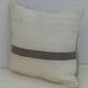 35x35cm white Kilim cushion