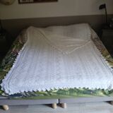2 antique crochet bedspreads