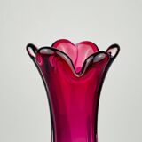 Chambord vase in vintage Murano glass by Fratelli Toso, Italy, 1960s.