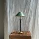 Vintage green and gold table lamp H60 D30