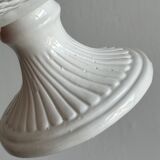 Openwork white porcelain fruit basket