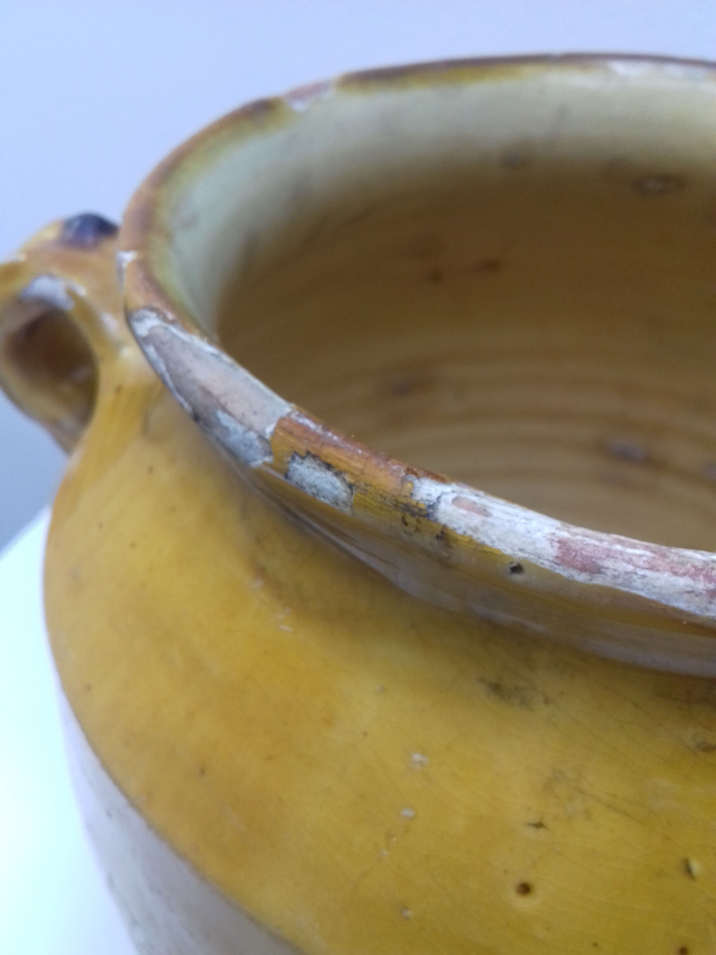 Pot ancien à graisse et confit du Sud Ouest