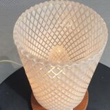 Table lamp 1960 diamond glass