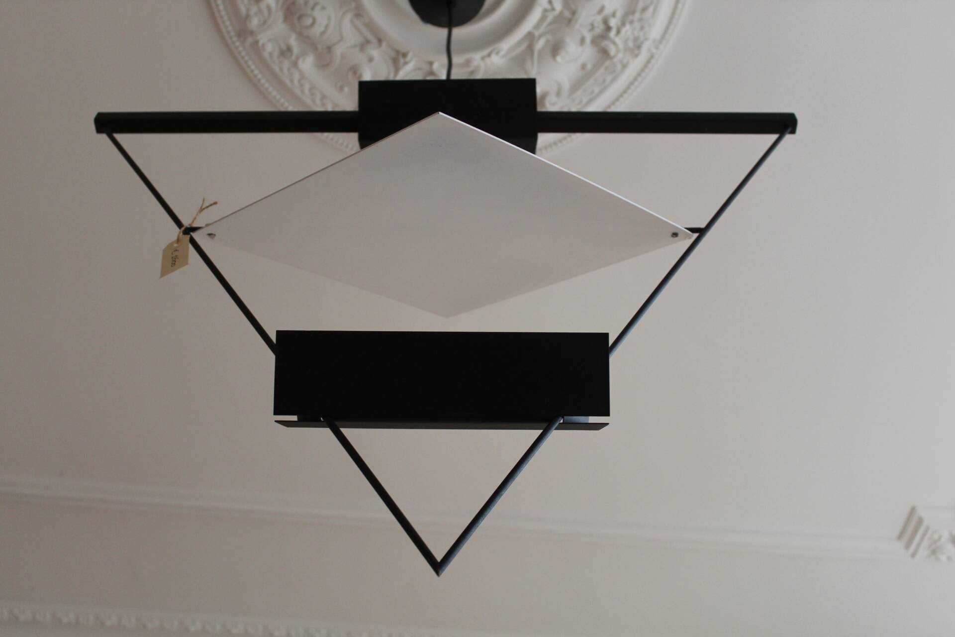 Geometric suspension pendant by Mario Botta for Artemide
