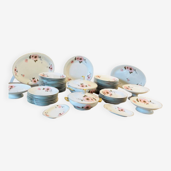 Service d’assiette en porcelaine de Limoges