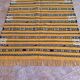 Yellow Handmade Berber Kilim Rug 226 X 150