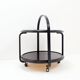 Mid-century blackened ash drinks cabinet - 20th century