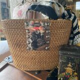 Vintage oriental tea basket