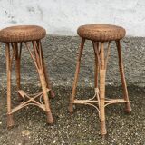 Pair vintage stools