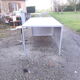 Industrial iron desk and Chair