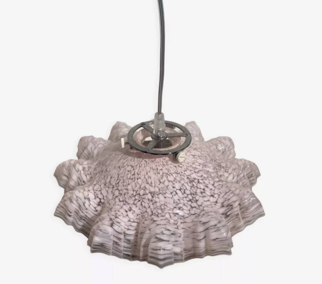 Clichy glass pendant light / lampshade