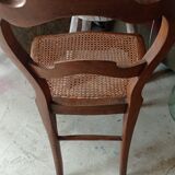 Chaise cannée ancienne