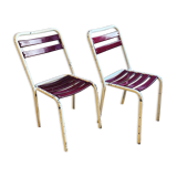 Pair of Tolix T2 chairs