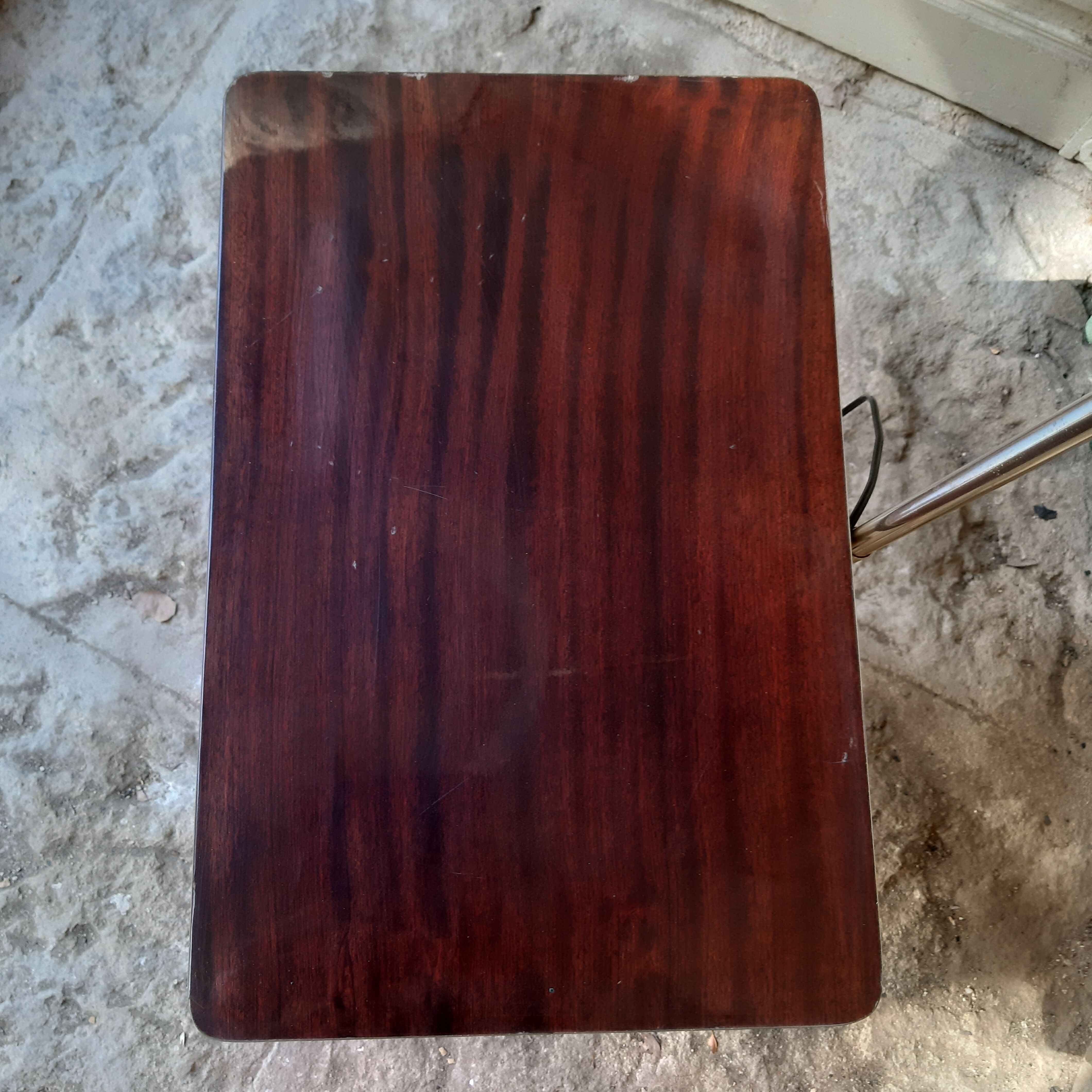 Old brass floor lamp 1950