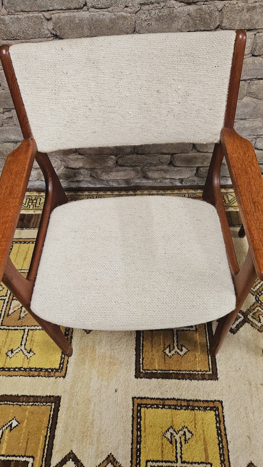 Pair of Scandinavian teak armchairs by Kurt Østervig, Denmark 1960