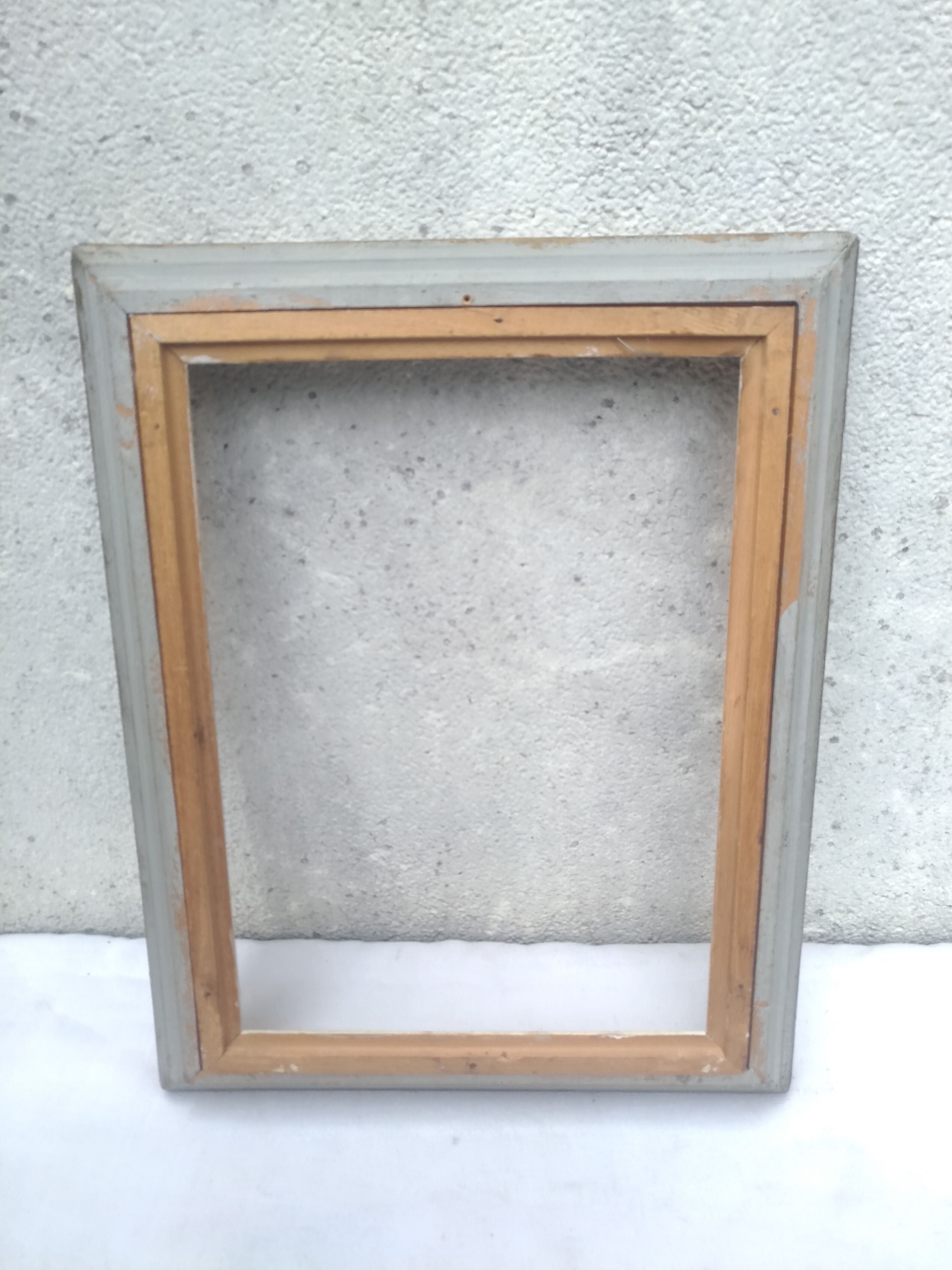 Painted wooden frame