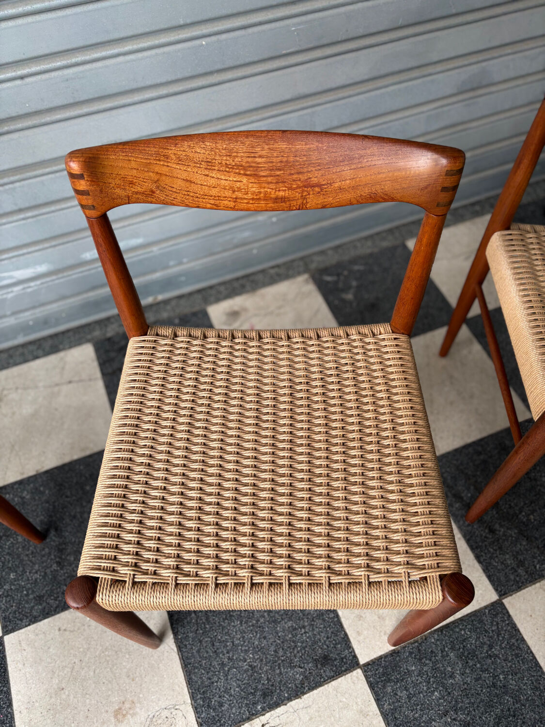 Set of 4 chairs by H.W. Klein for Bramin