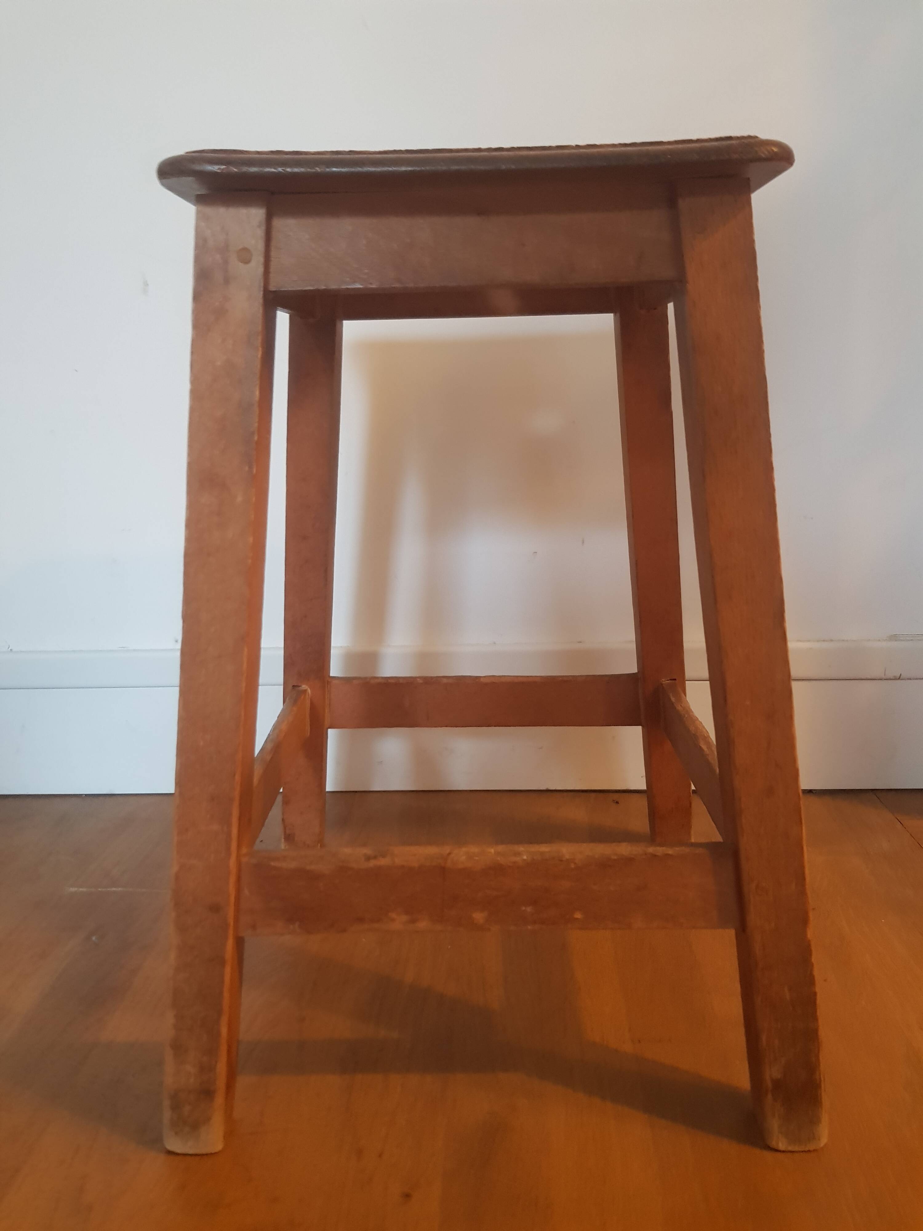 Vintage wooden stool