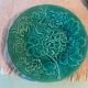 Two old majolica plates