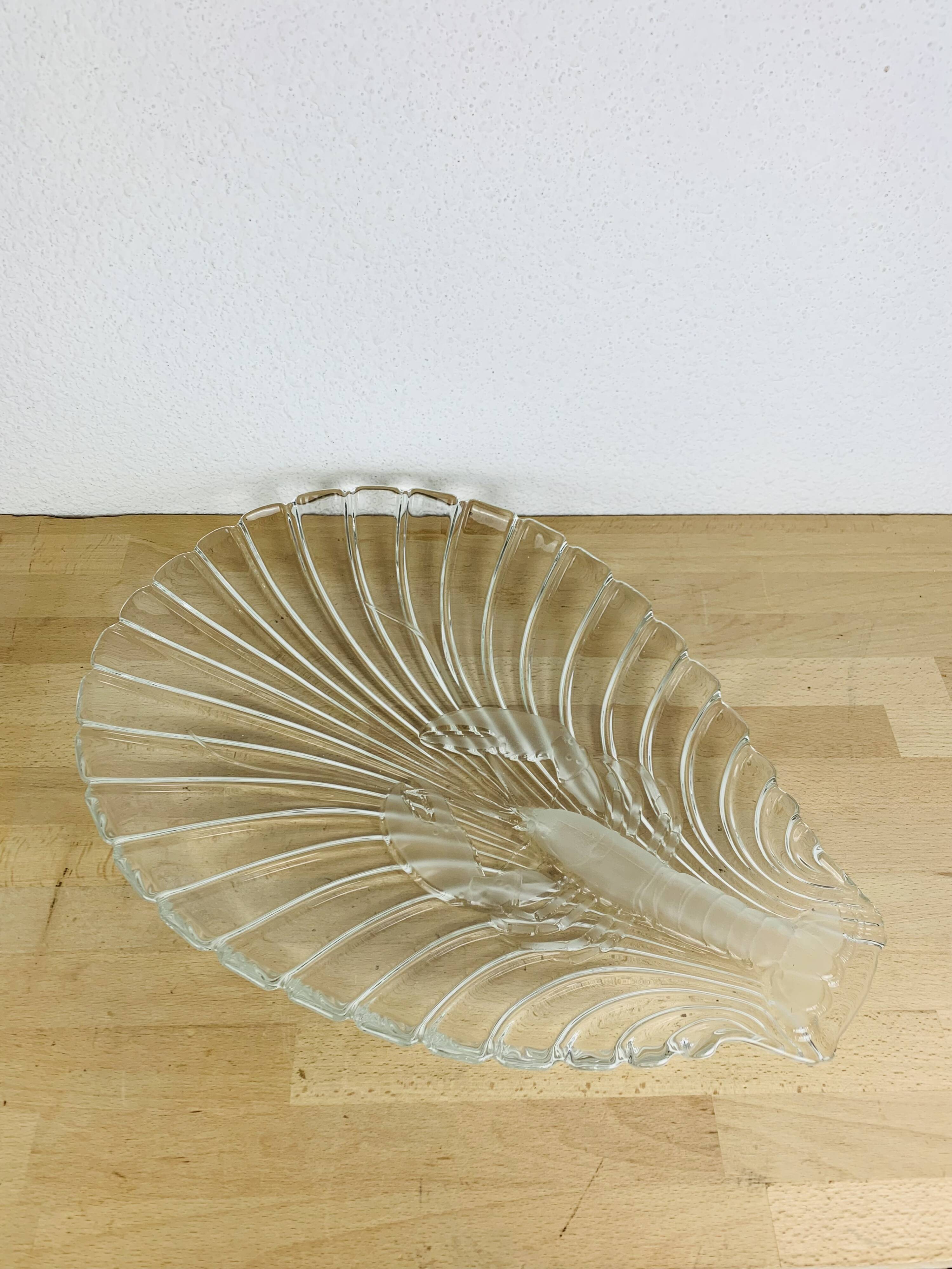 Lobster seafood dish by Walther-Glas, glass