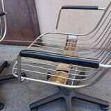 Paire de fauteuils,  80's