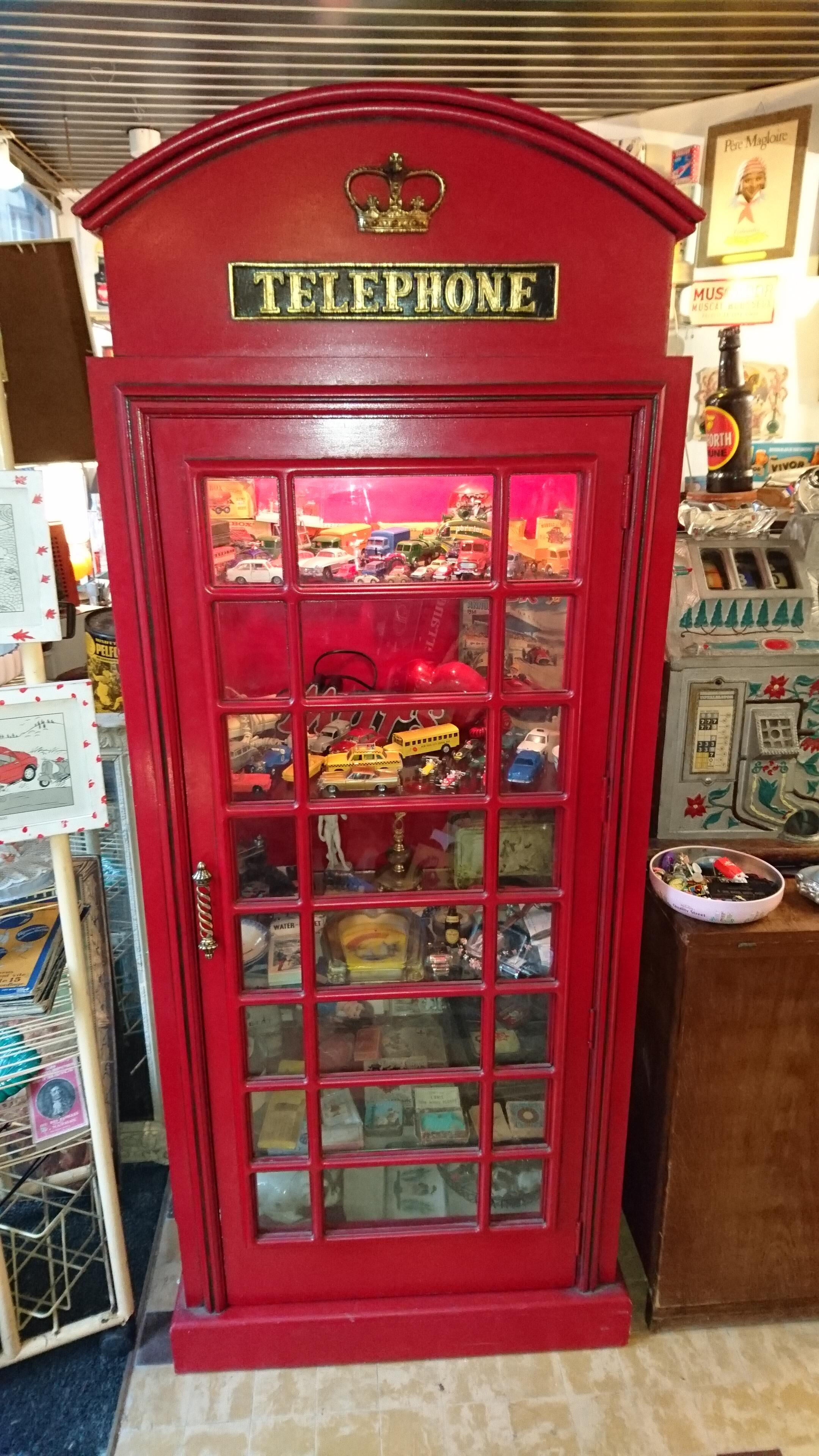 Jolie Vitrine Cabine Telephonique Anglaise Selency
