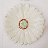 Set of 6 plates in slip "daisy"